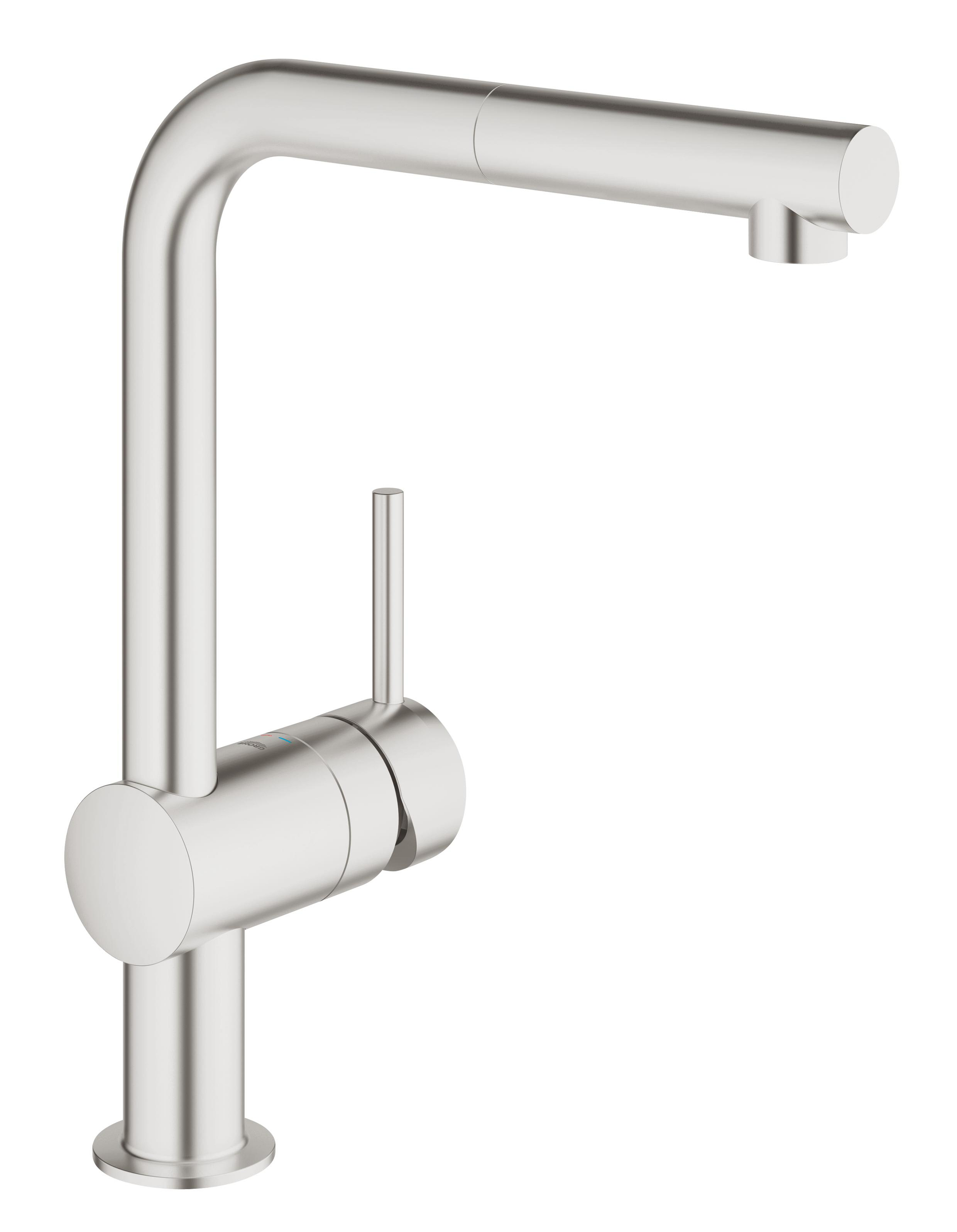 Darmowa Dostawa - Bateria kuchenna stojąca stal Grohe Minta 32168DC0
