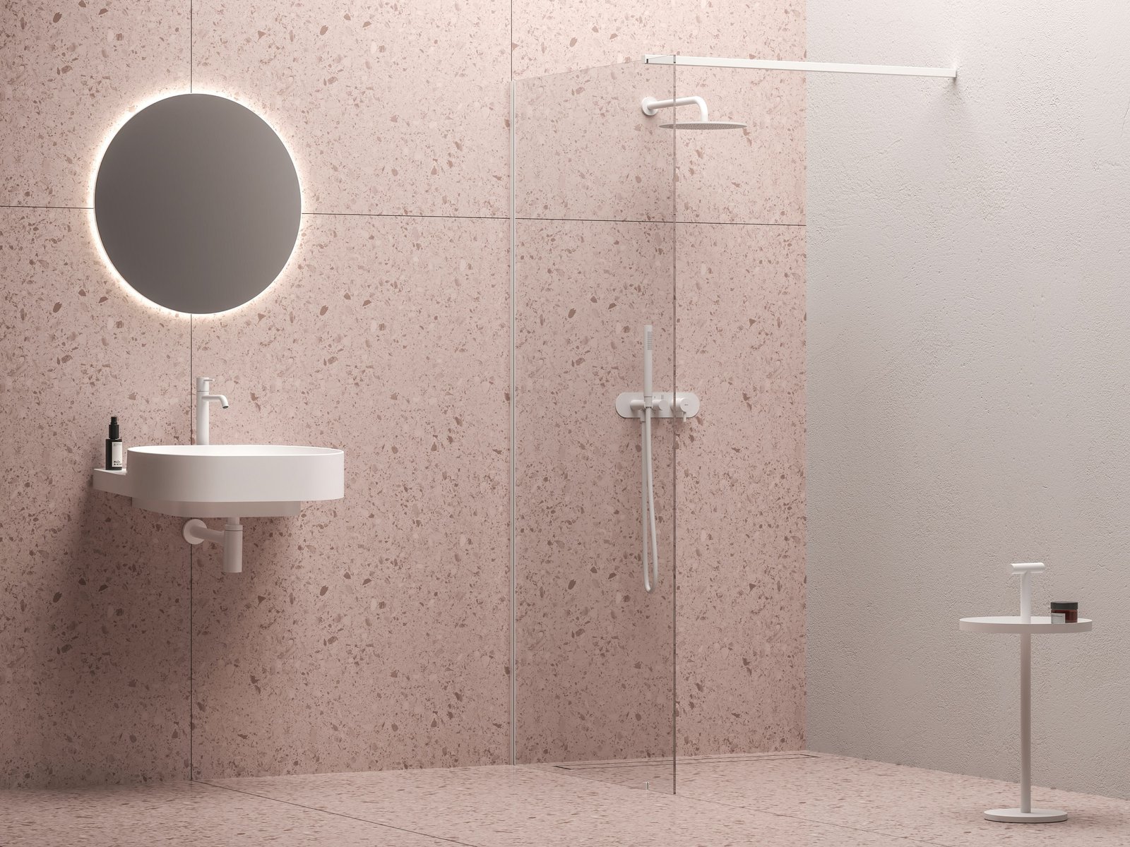 Darmowa Dostawa - Ścianka prysznicowa walk-in 70 cm biały mat/szkło przezroczyste Ravak Walk-In Wall GW9W10E0SZ1