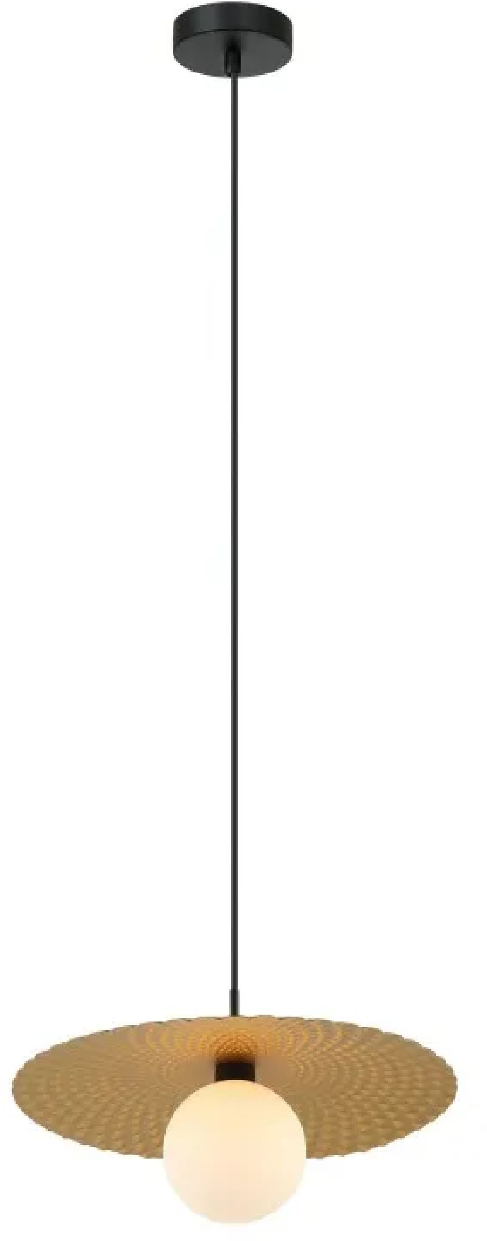 Darmowa Dostawa - Lampa wisząca 1x25 W złota Italux Malor PND46021XLGD