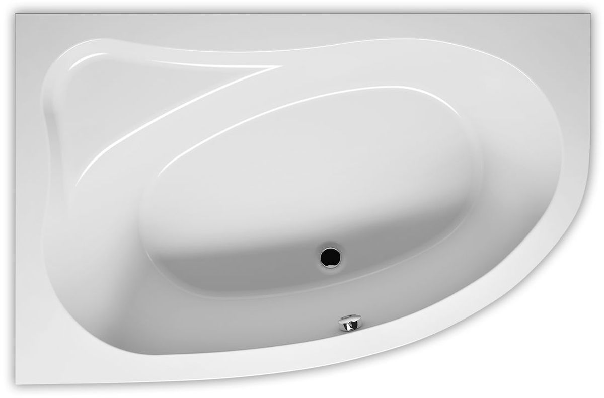 Darmowa Dostawa - Wanna narożna 153.5x100.5 cm prawa biała Riho Aryl B021001005
