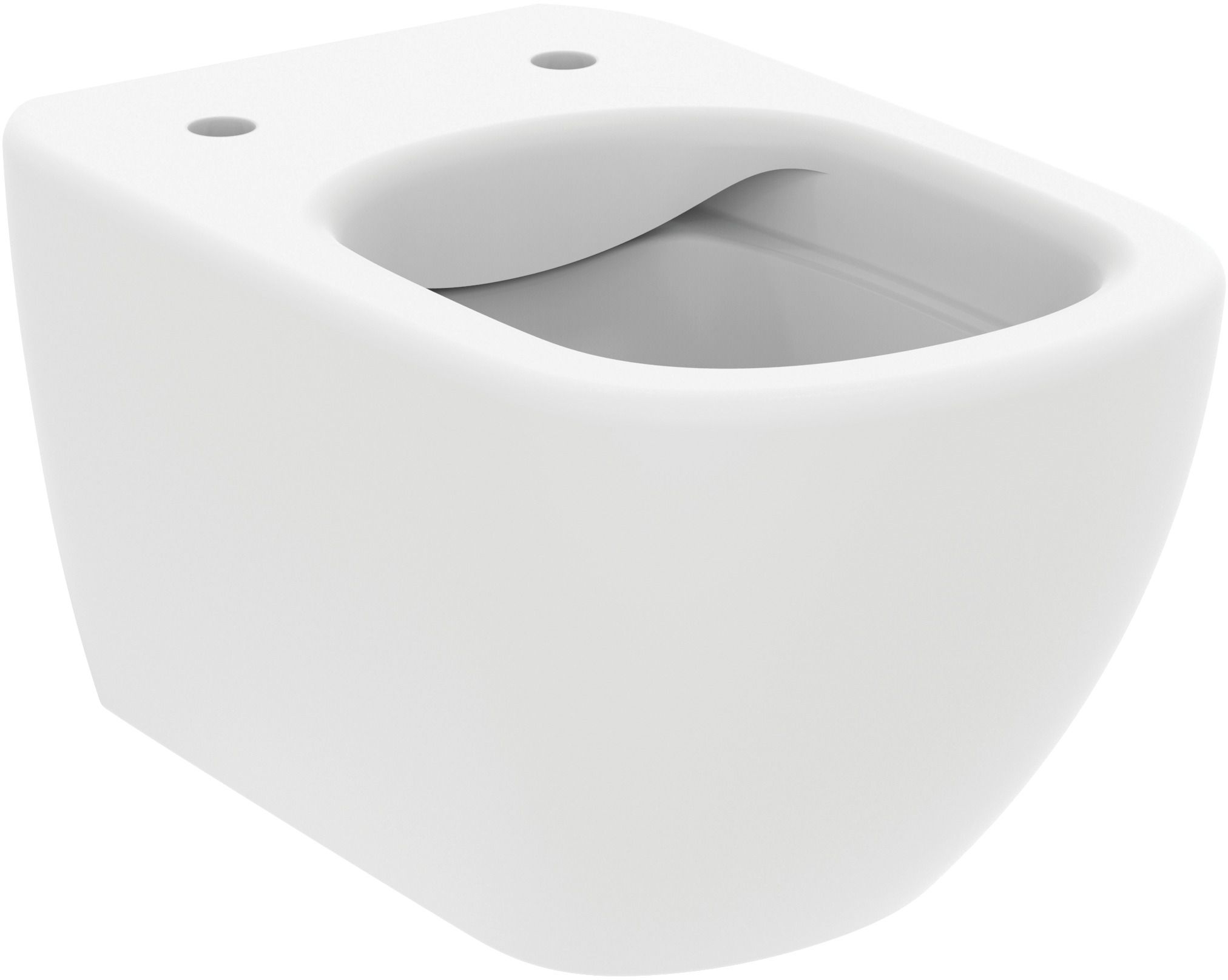 Darmowa Dostawa - Miska WC wisząca bez kołnierza biały mat Ideal Standard Tesi T4932V1