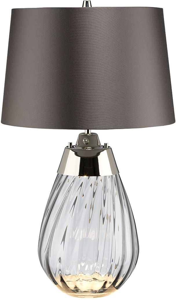 Darmowa Dostawa - Lampa stołowa 1x60 W szara Elstead Lighting Lena LENATLSSMOKE