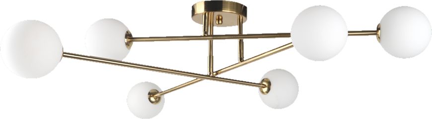Darmowa Dostawa - Lampa podsufitowa 6x28 W biała-złota Light Prestige Dorado LP0026C