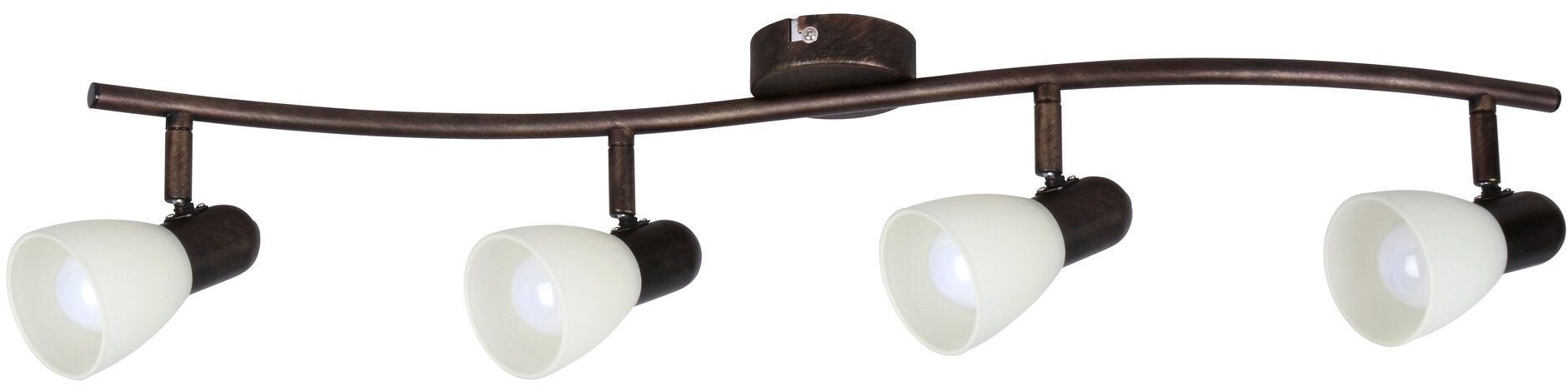 Darmowa Dostawa - Lampa podsufitowa 4x40 W brązowa-kremowa Rabalux Soma 6594