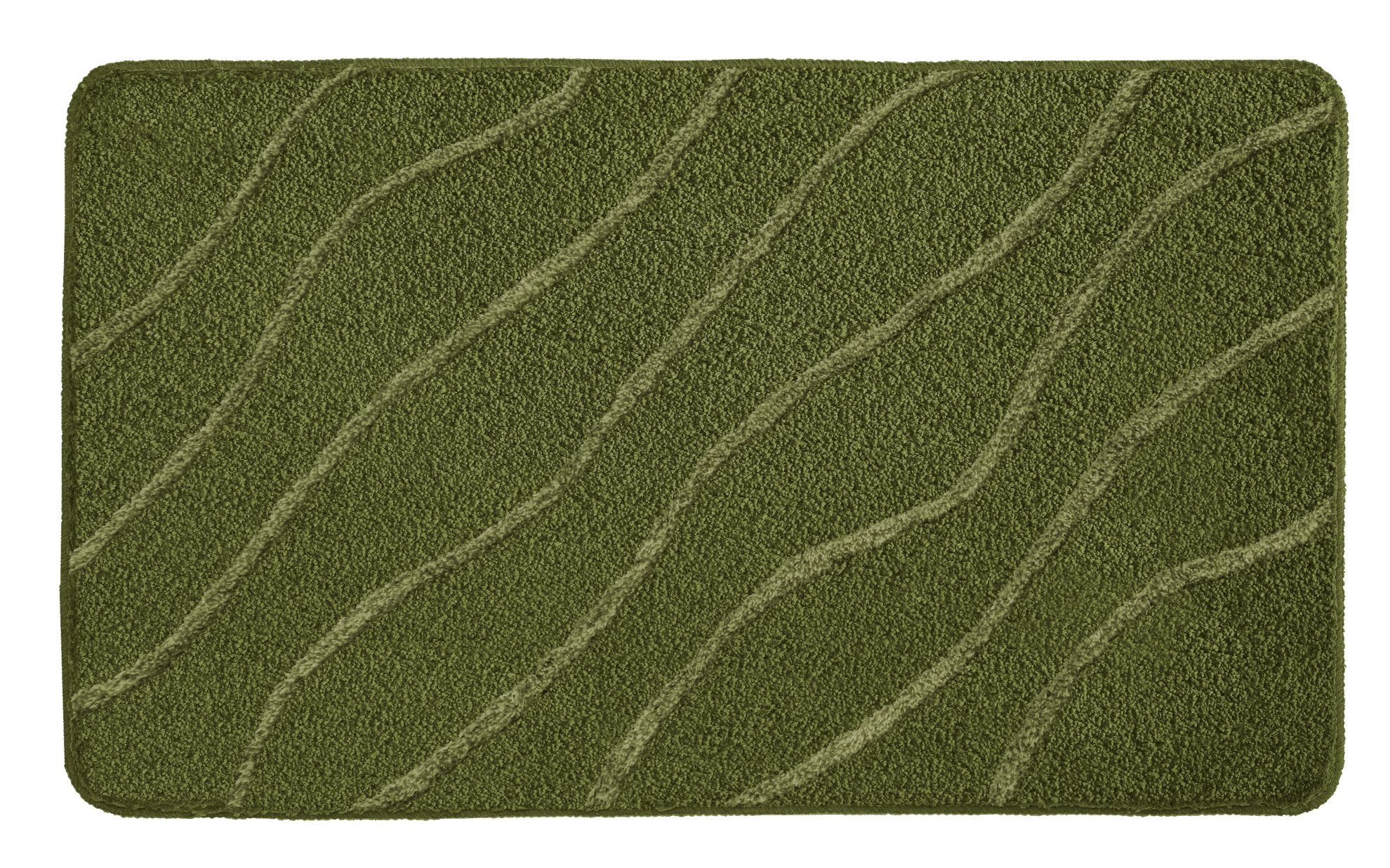 Darmowa Dostawa - Dywanik łazienkowy 140x80 cm prostokątny zielony Kleine Wolke Tram 9189612657