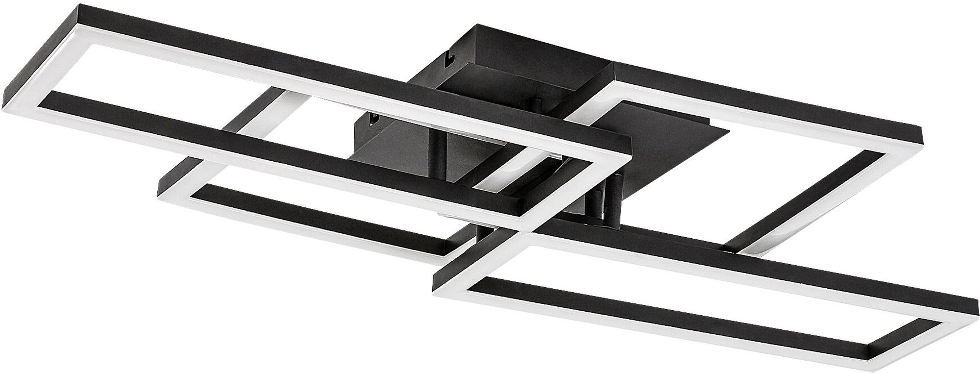 Darmowa Dostawa - Lampa podsufitowa 4x40 W biała-czarna Rabalux Drusus 71389