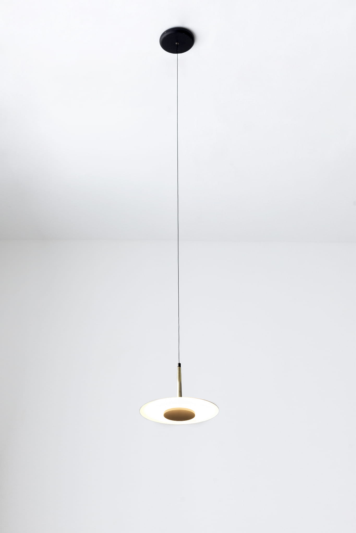 Darmowa Dostawa - Lampa wisząca 1x8 W czarna-mosiądz Mantra Orion 7305