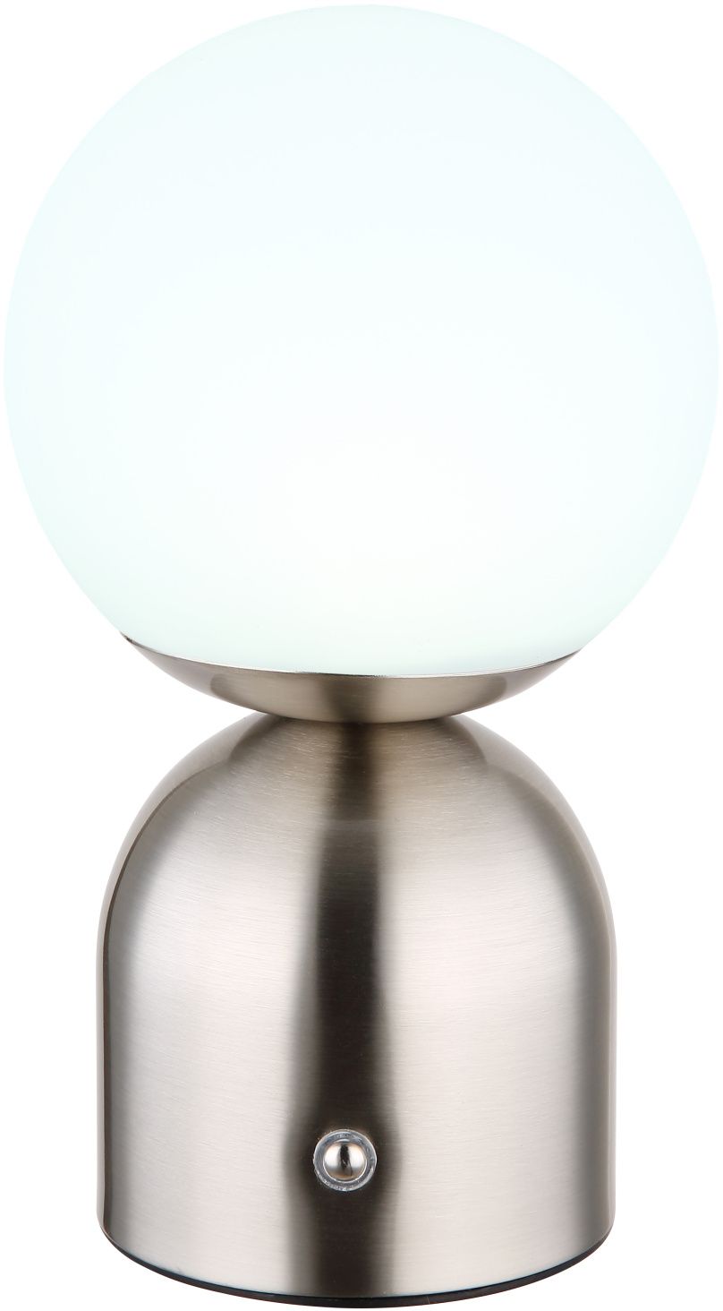 Darmowa Dostawa - Lampa stołowa 1x2.5 W biała-nikiel Globo Lighting Julsy 21006N