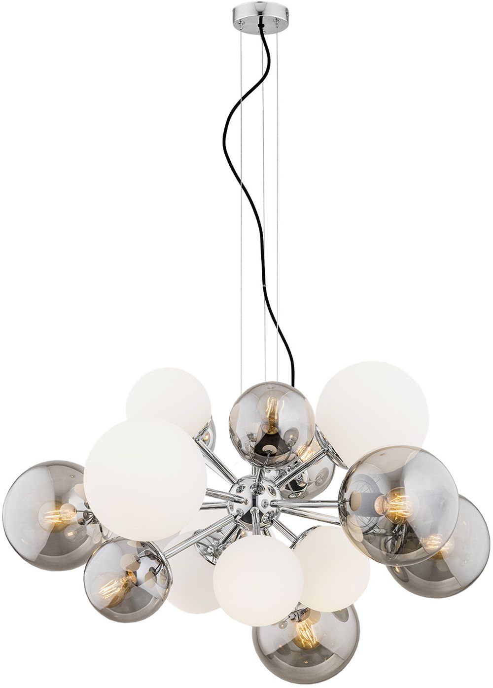 Darmowa Dostawa - Lampa wisząca powyżej 6x15 W opal Argon Satelite 5020