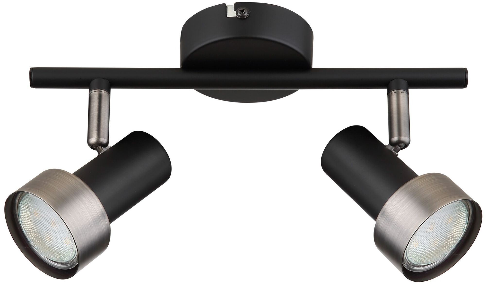 Darmowa Dostawa - Lampa podsufitowa 2x50 W srebrny Rabalux Konrad 73012