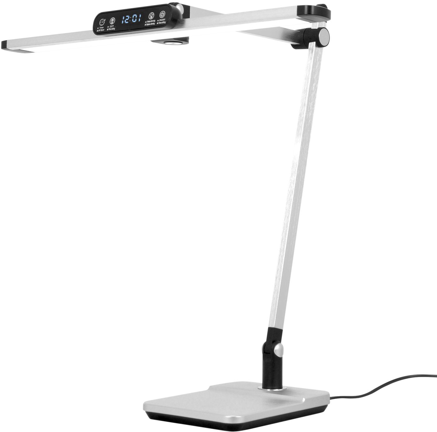 Darmowa Dostawa - Lampa biurkowa 1x12 W srebrna Kaja Ares KBL1321SREBRNY