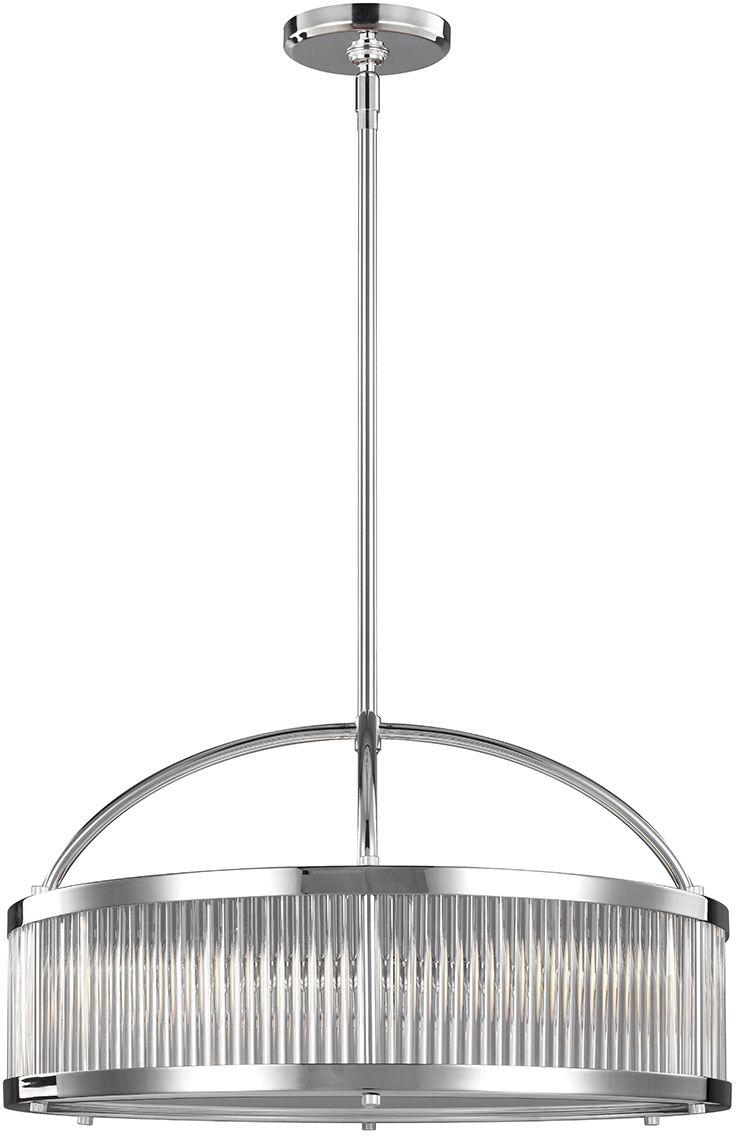 Darmowa Dostawa - Lampa wisząca 6x3 W chrom Elstead Lighting Paulson FEPAULSON6P