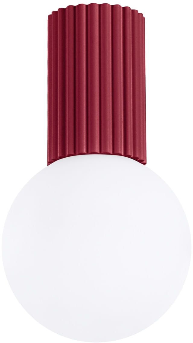 Darmowa Dostawa - Lampa podsufitowa 1x8 W biała-burgund Sollux Lighting Halo SL1748