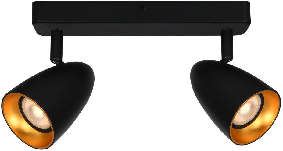 Darmowa Dostawa - Lampa podsufitowa 2x10 W czarna Italux Tino SPL367482BKGD