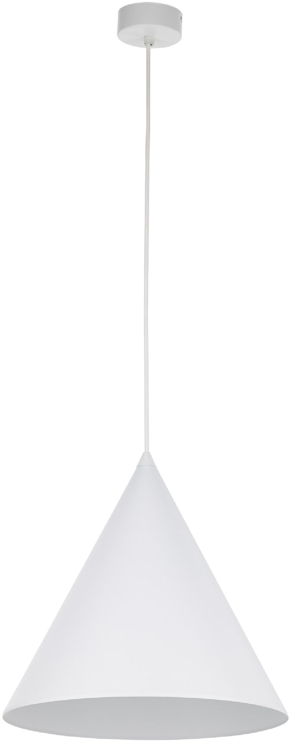 Darmowa Dostawa - Lampa wisząca 1x15 W biała TK Lighting Cono 10009