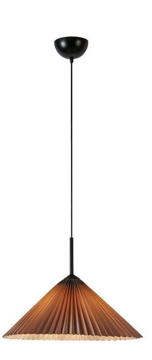 Darmowa Dostawa - Lampa wisząca 1x40 W szary/popielaty Markslöjd Plisado 108709