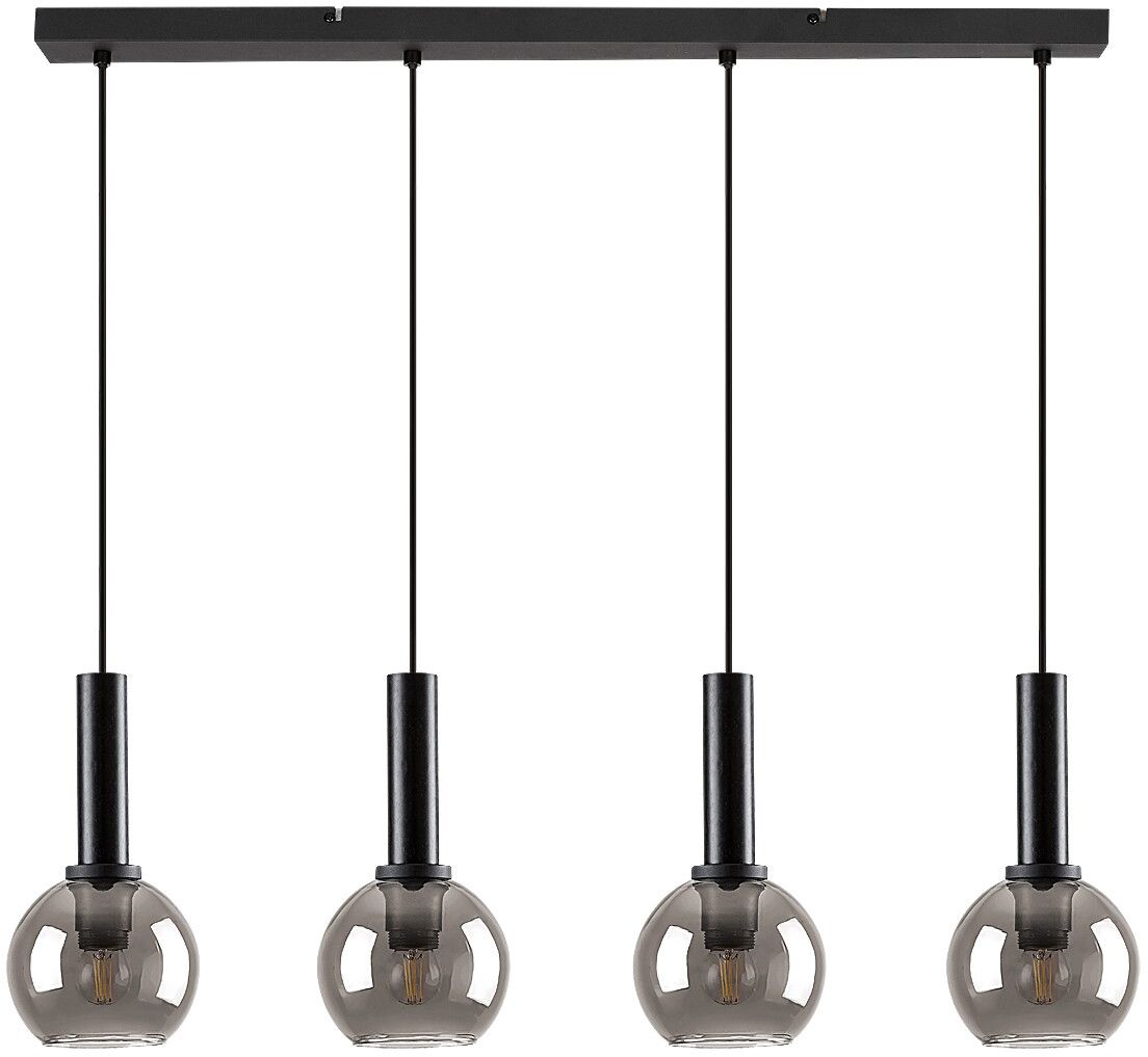 Darmowa Dostawa - Lampa wisząca 4x40 W czarna Rabalux Centio 72174