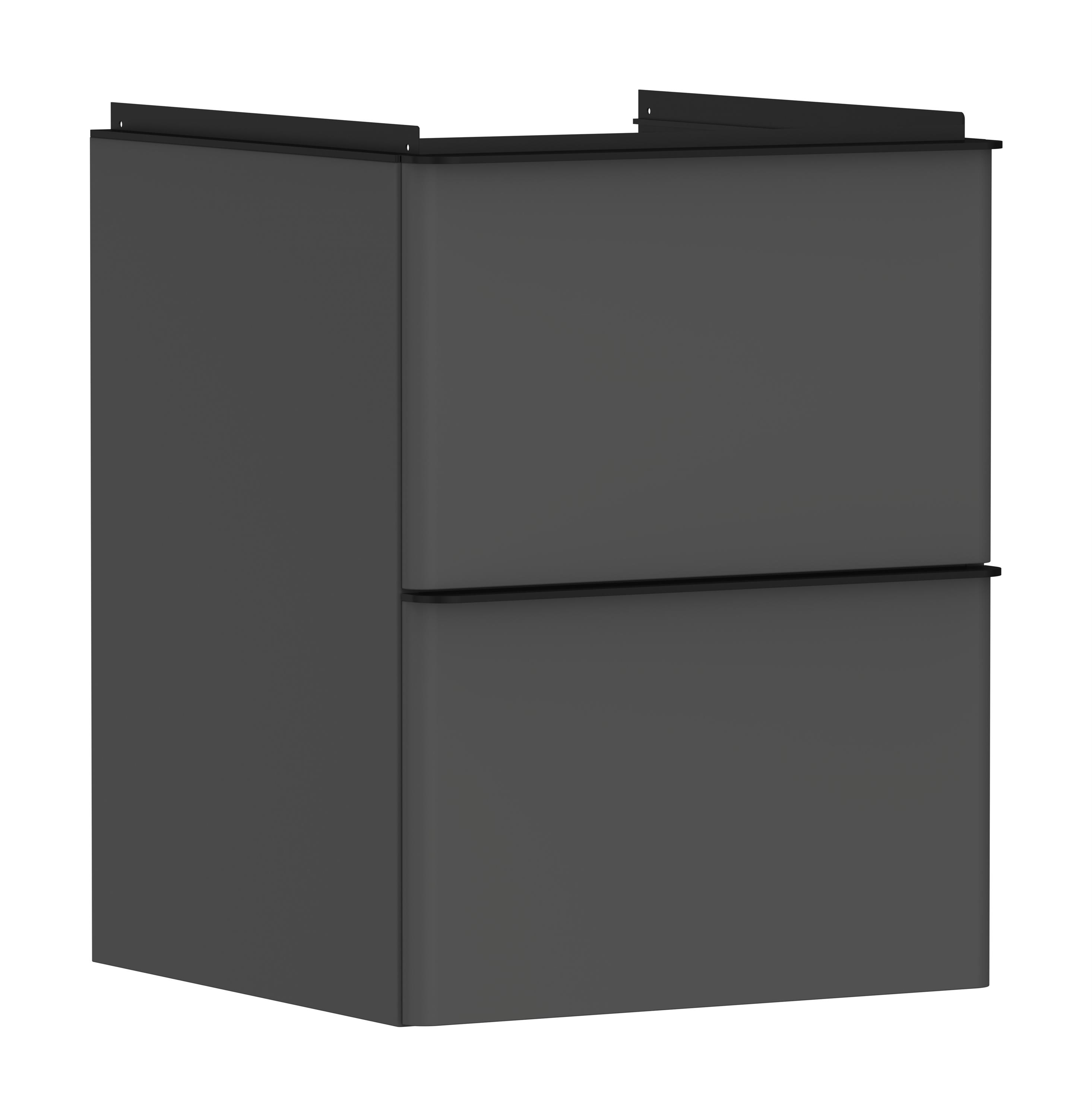 Darmowa Dostawa - Szafka 48x49.5x60.5 cm podumywalkowa wisząca czarna Hansgrohe Xelu Q 54020670