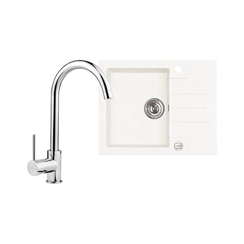 Darmowa Dostawa - Zlewozmywak z baterią Alveus Rock abset0259