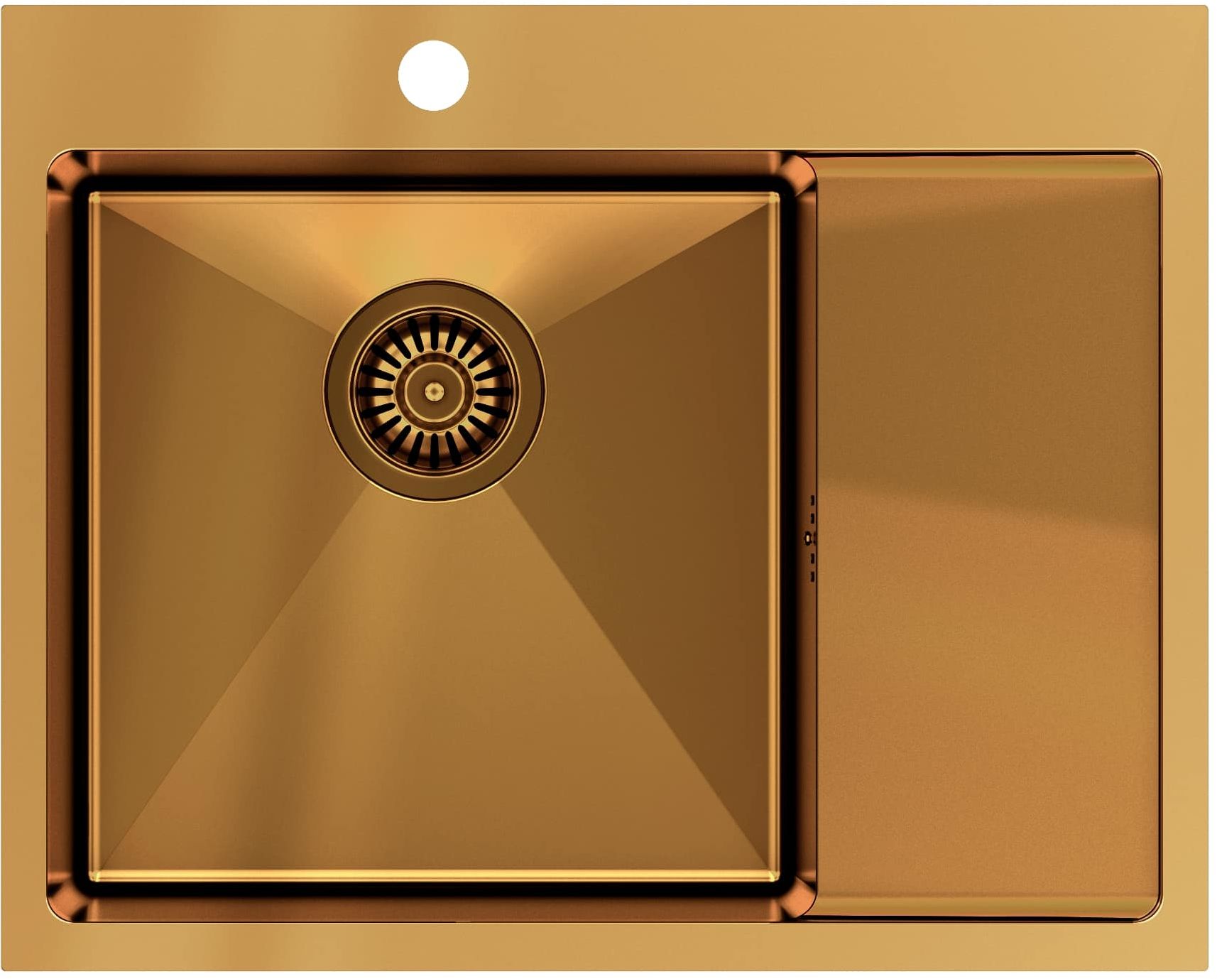 Darmowa Dostawa - Zlewozmywak stalowy 62x48 cm Quadron Russel HB7911PVDBSC1