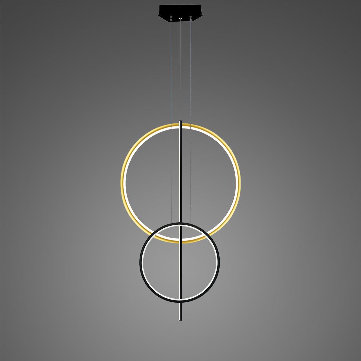 Darmowa Dostawa - Lampa wisząca 3x51 W czarna-złota Altavola Design Linea LA0872P60401003kblackgold