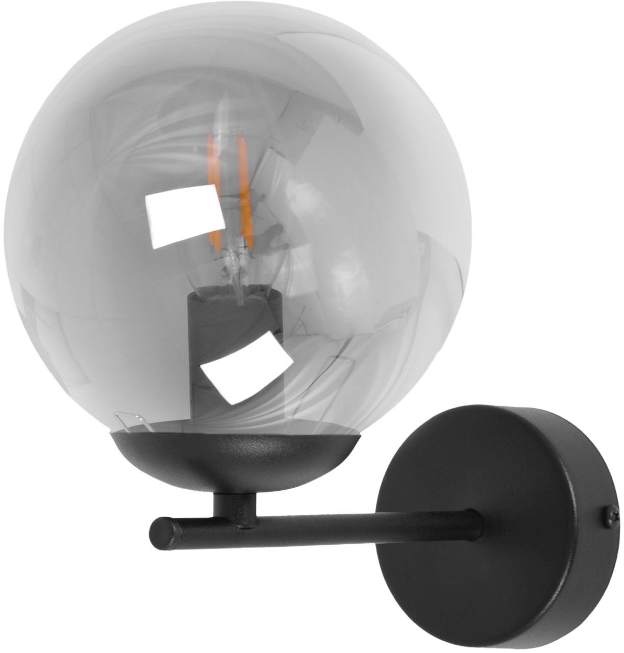 Darmowa Dostawa - Kinkiet 1x10 W czarny-grafitowy Kaja Gamma K5307