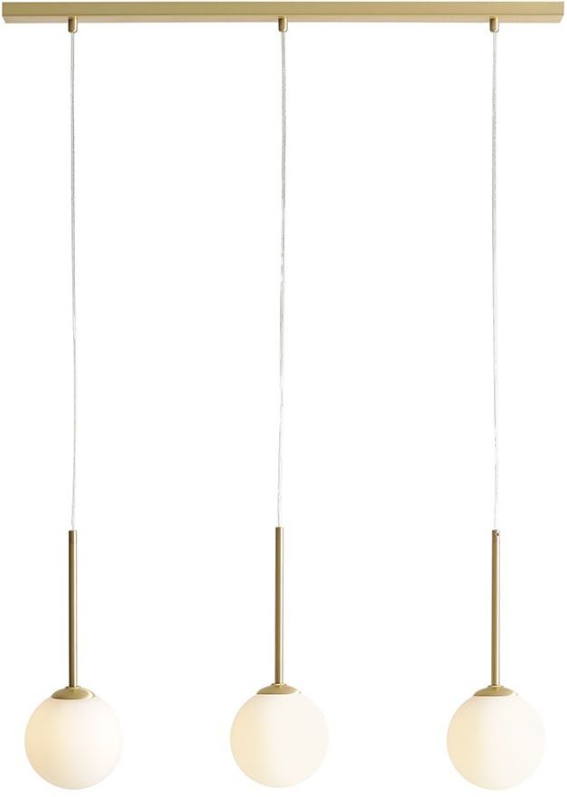 Darmowa Dostawa - Lampa wisząca 3x10 W złota Aldex Bosso 1087E40