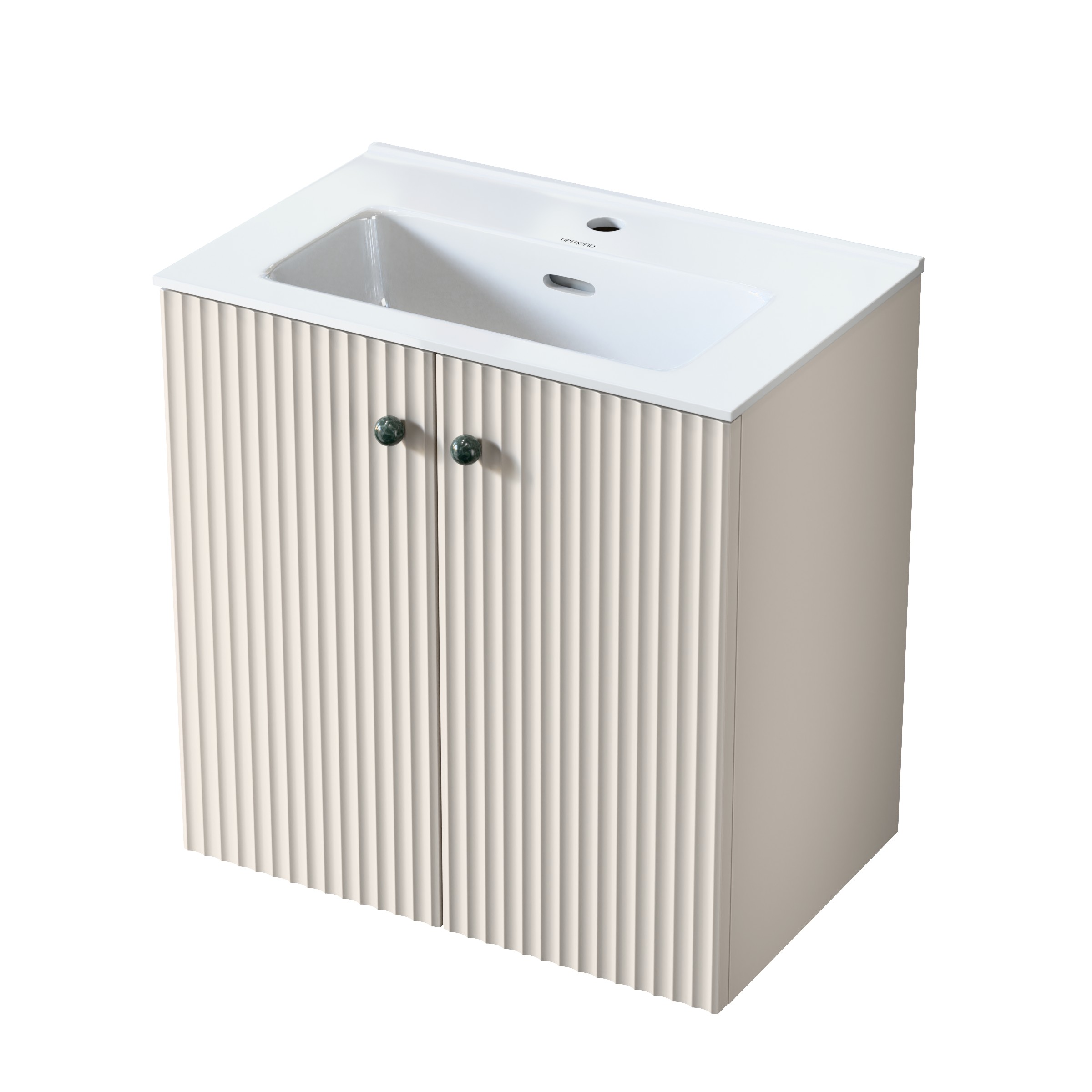 Darmowa Dostawa - Szafka 59.6x38.2x60 cm podumywalkowa wisząca piaskowa Uptrend Panarea 005SU6005