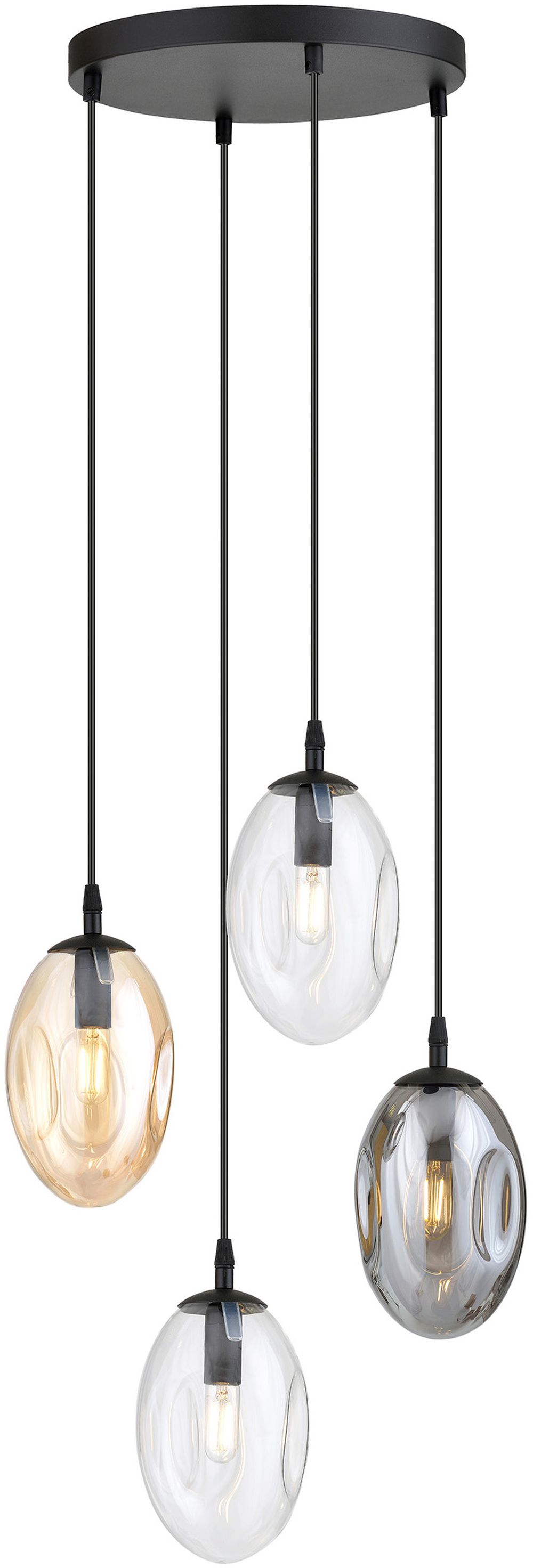 Darmowa Dostawa - Lampa wisząca 4x10 W czarny Emibig Astral 12684PREM