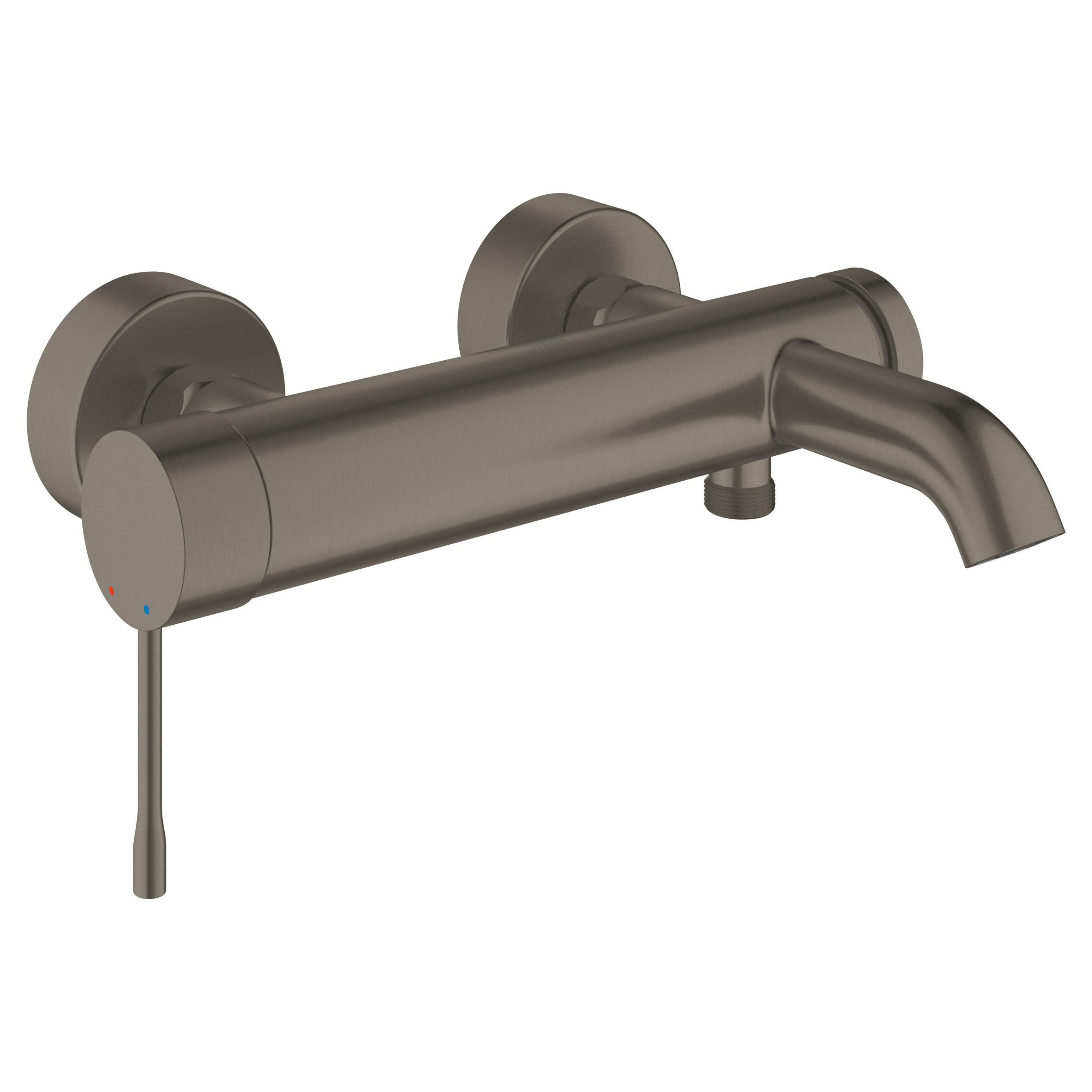 Darmowa Dostawa - Bateria wannowo-prysznicowa ścienna brushed hard graphite Grohe Essence 33624AL1