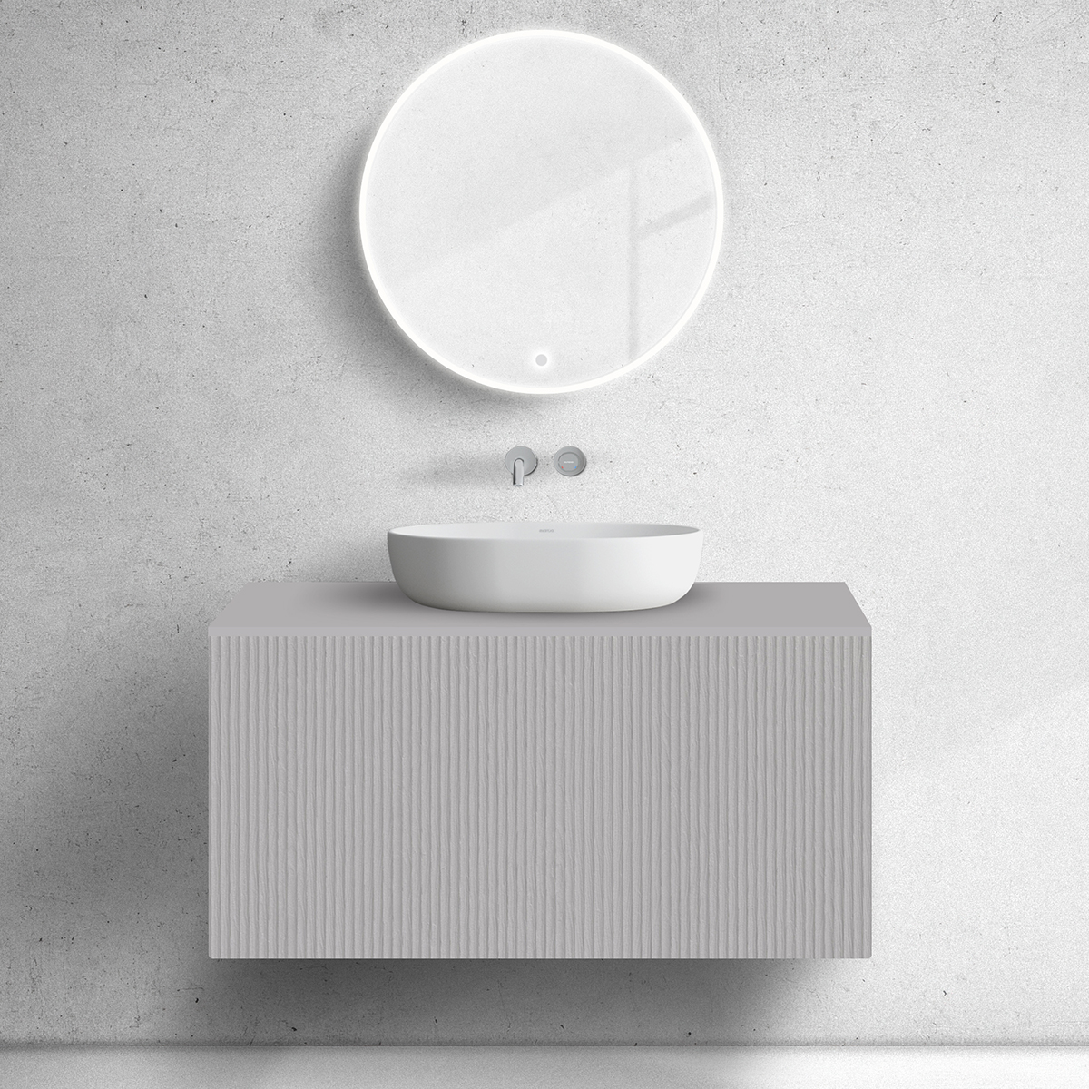 Darmowa Dostawa - Szafka 100x44.7x52 cm podumywalkowa wisząca Oltens Lun 60029900