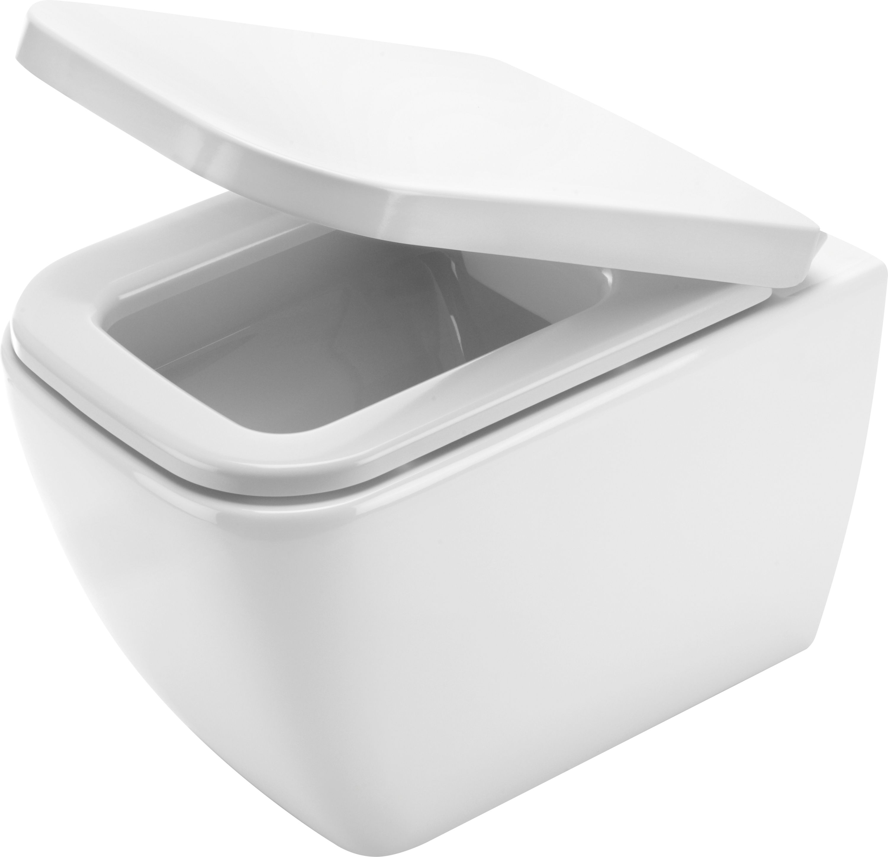 Darmowa Dostawa - Miska WC wisząca bez kołnierza biały Deante Hiacynt CDH6ZPW