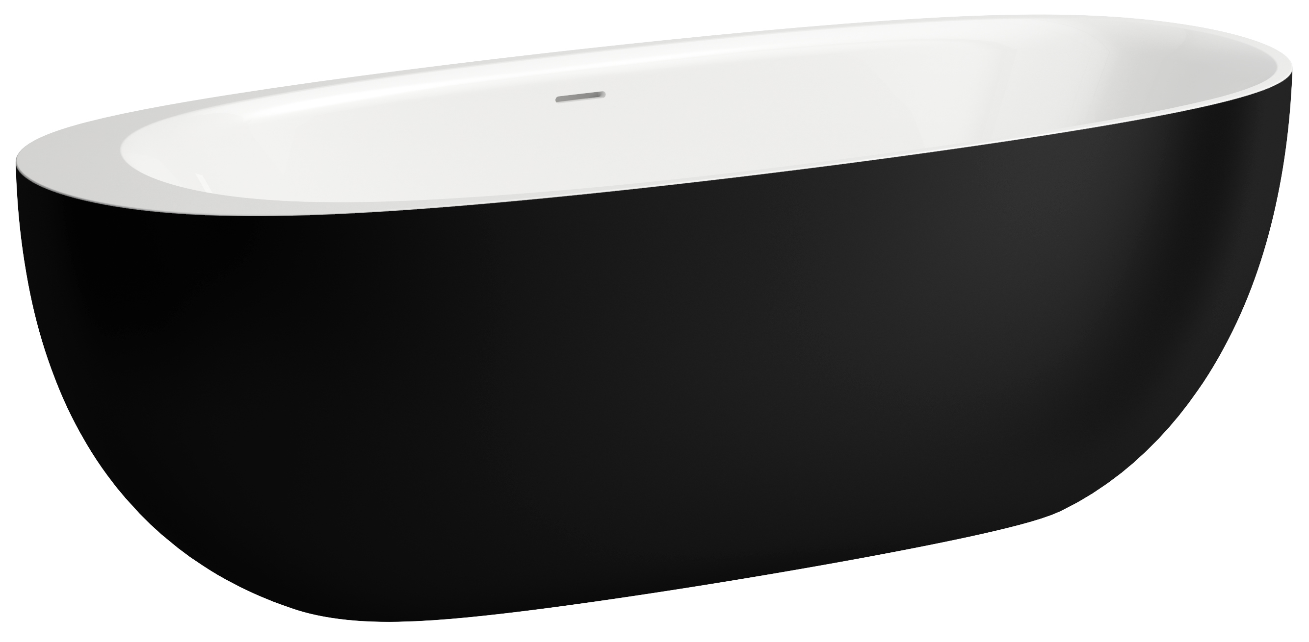 Darmowa Dostawa - Wanna wolnostojąca 185x80 cm owalna dwukolorowa Laufen Il Bagno Alessi H2209720650001