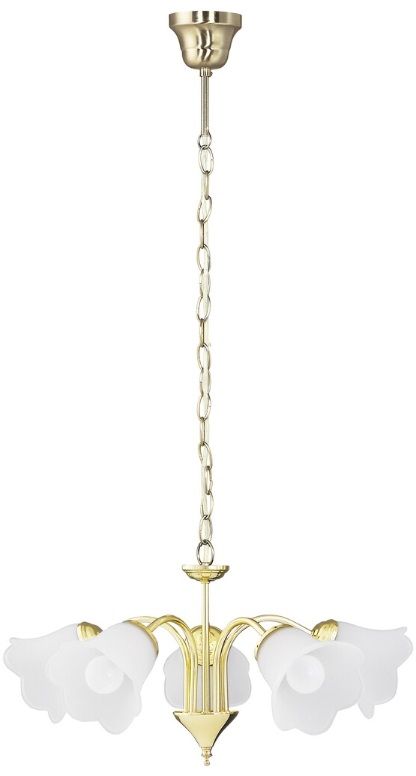 Darmowa Dostawa - Lampa wisząca 5x40 W złota Rabalux Rafaella 7235