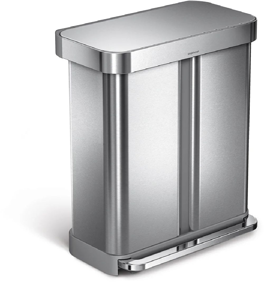 Darmowa Dostawa - Kosz na śmieci 58 l stal Simple Human CW2025