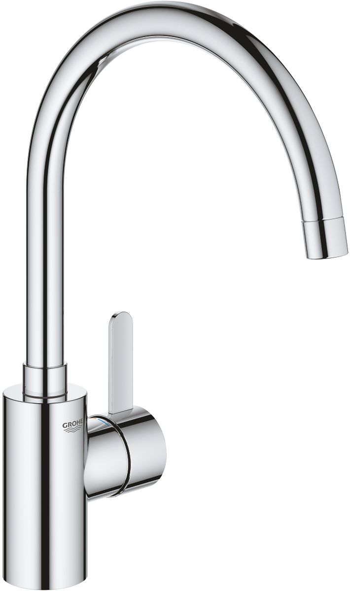 Darmowa Dostawa - Bateria kuchenna stojąca starlight chrome Grohe Eurosmart Cosmopolitan 3284320E