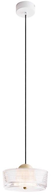 Darmowa Dostawa - Lampa wisząca 1x6 W przezroczysta-złota MaxLight Lipari P0542