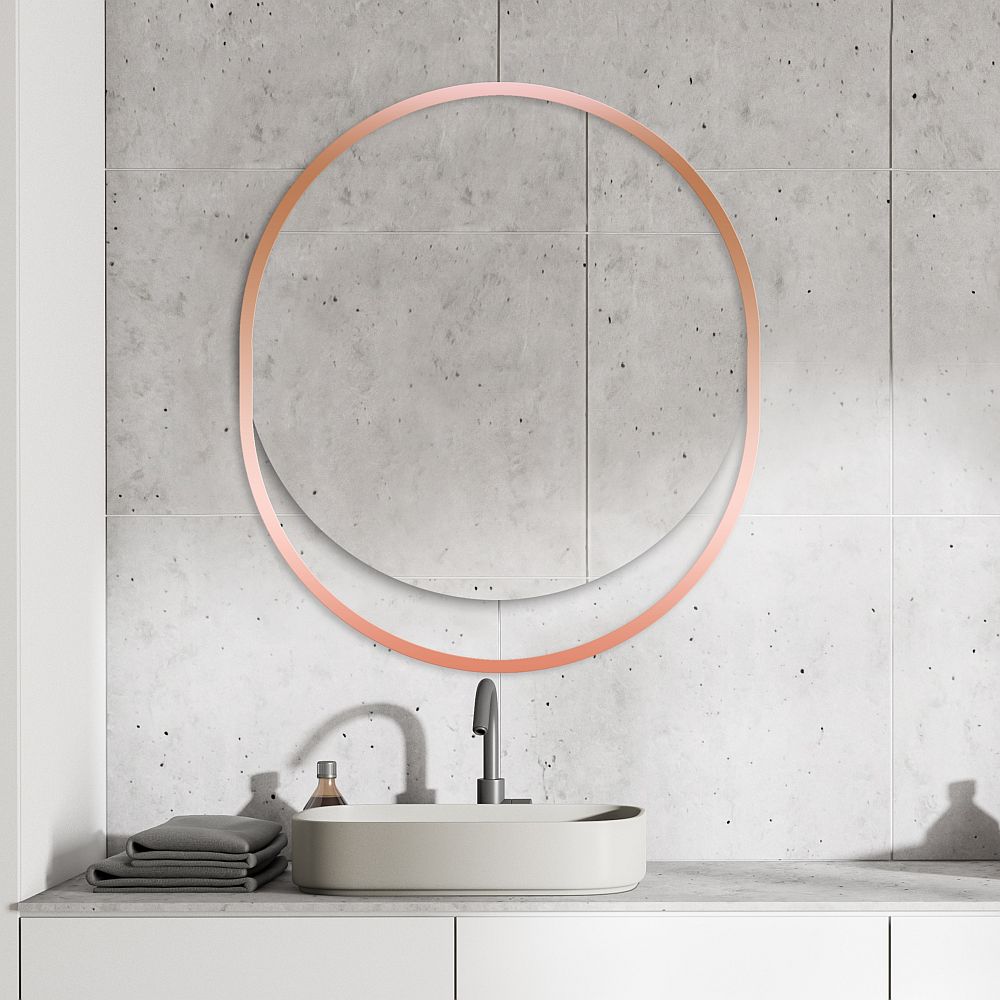 Darmowa Dostawa - Lustro 80x95 cm owalne Guarda Ravel FORRAVMIEDZ80X95