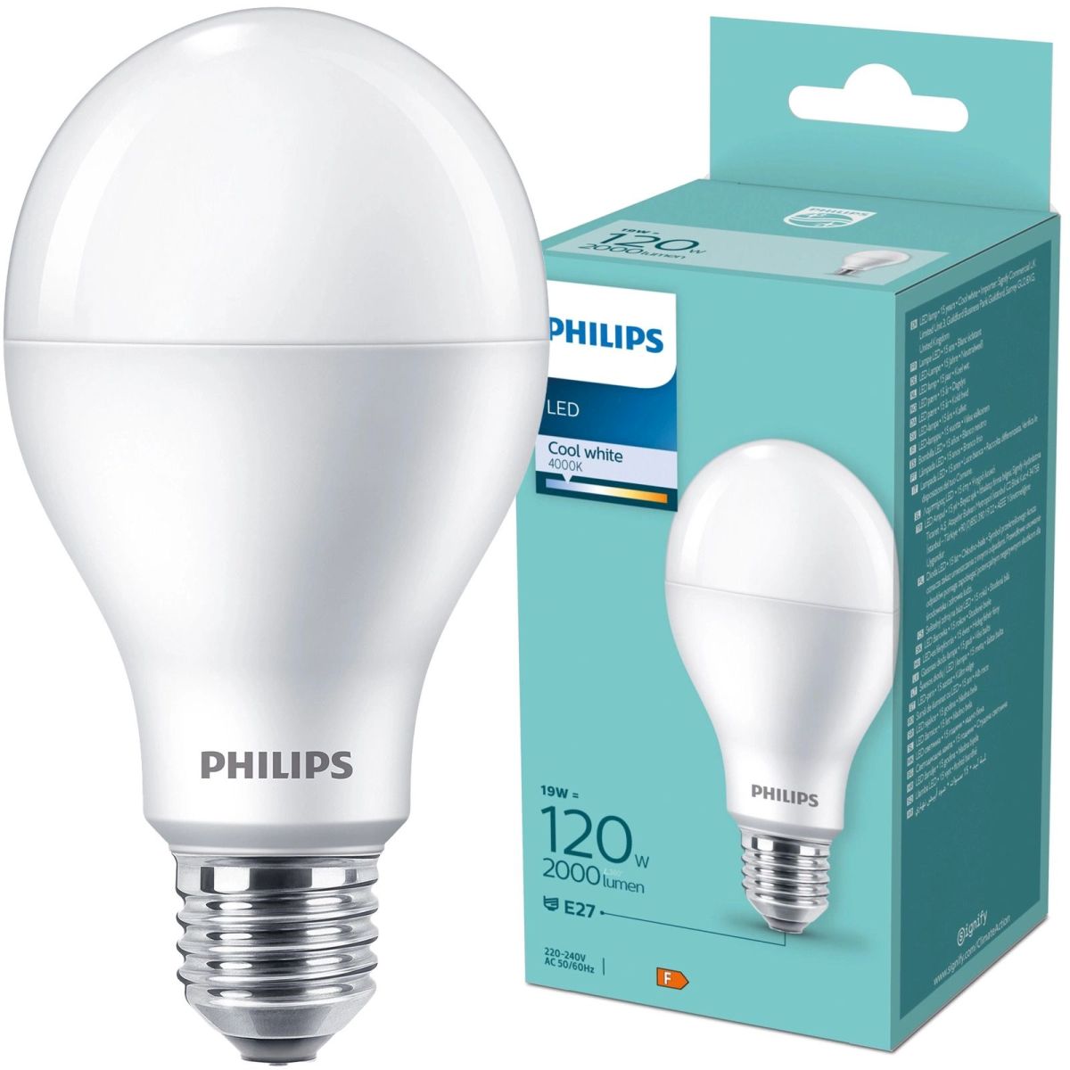 Darmowa Dostawa - Żarówka LED 1x19 W 4000 K e27 Philips Essential 929004266103