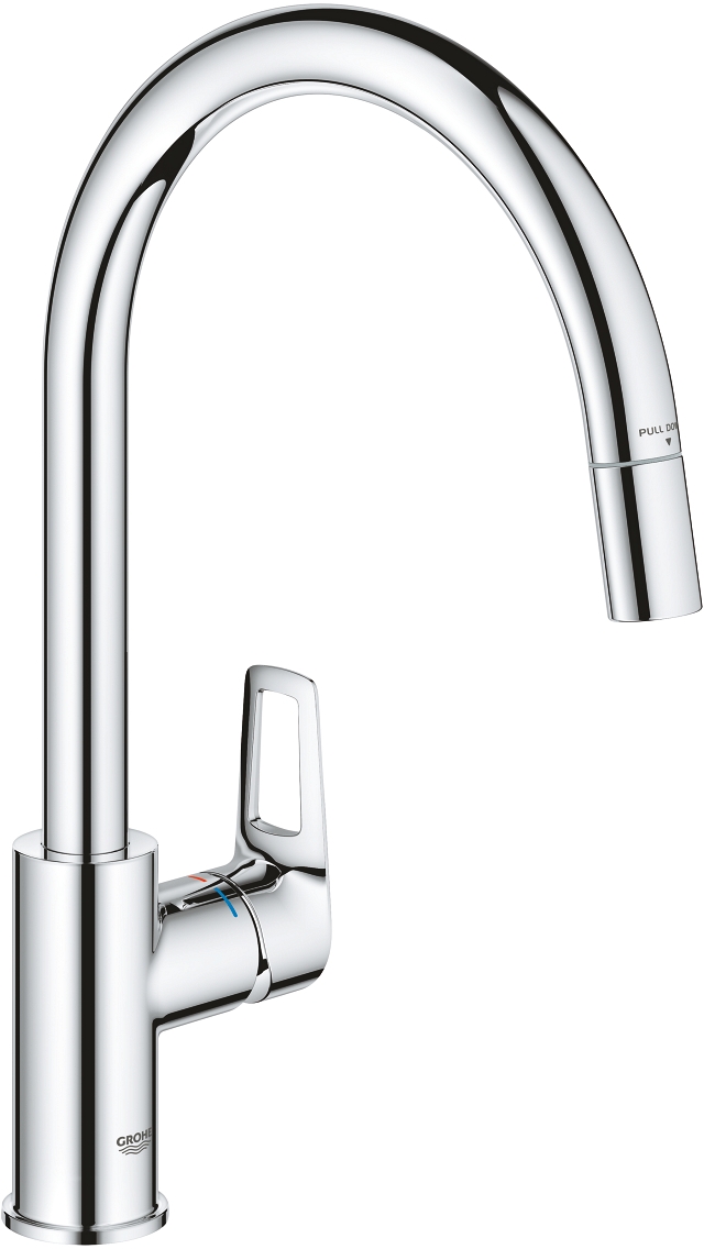 Darmowa Dostawa - Bateria kuchenna stojąca chrom Grohe Start Loop 30556000