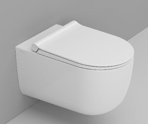 Darmowa Dostawa - Miska WC wisząca bez kołnierza biały połysk Ceramica Dolomite Mirto Round D475701