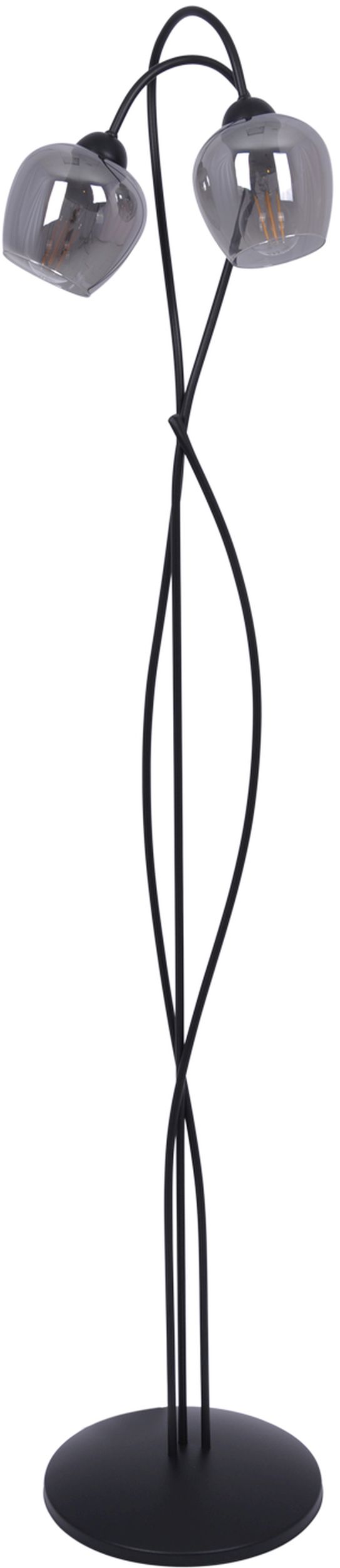 Darmowa Dostawa - Lampa stojąca 2x60 W czarny Kaja Sara K5198