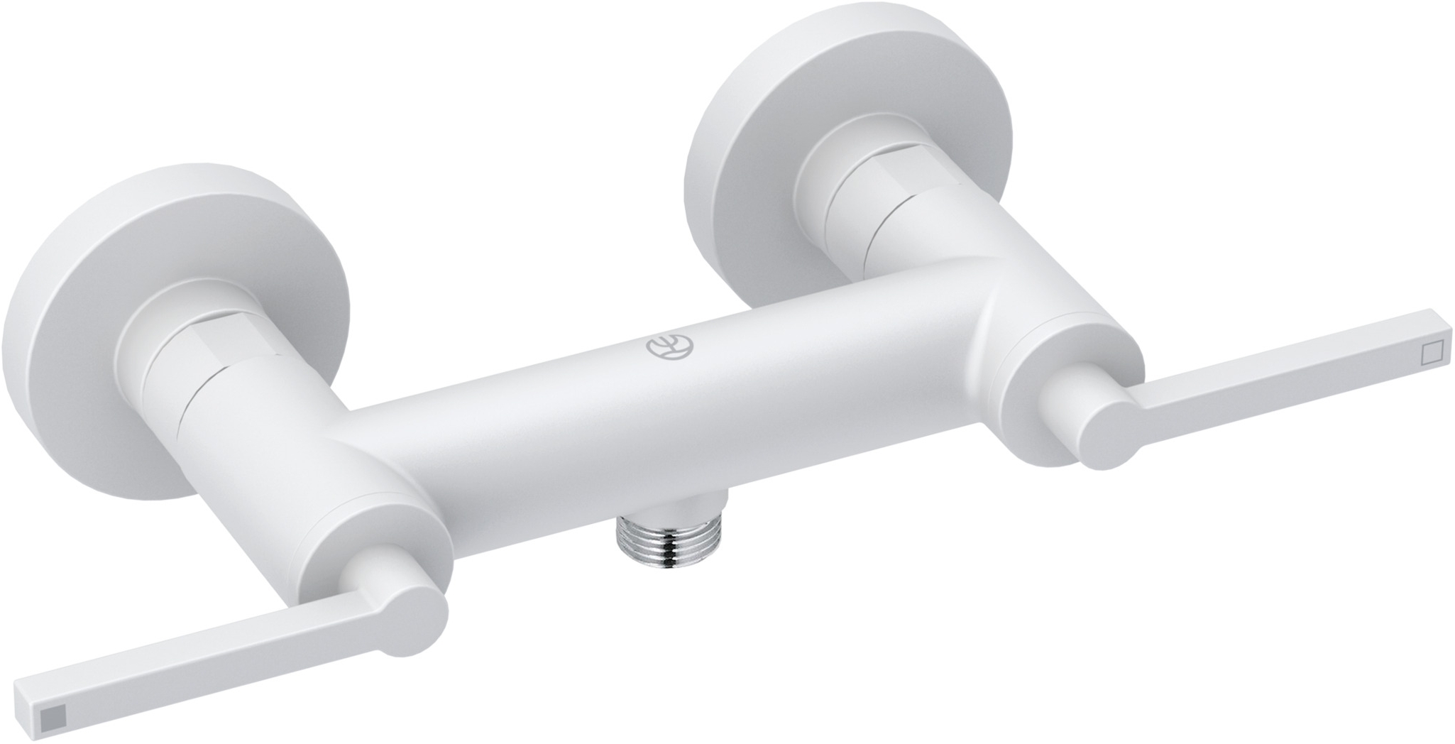 Darmowa Dostawa - Bateria prysznicowa ścienna biała Kludi Nova Fonte Puristic 207105315