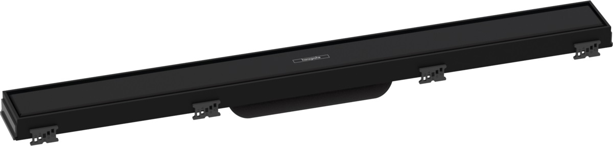 Darmowa Dostawa - Odpływ prysznicowy 70 cm czarny Hansgrohe RainDrain Match 56037670