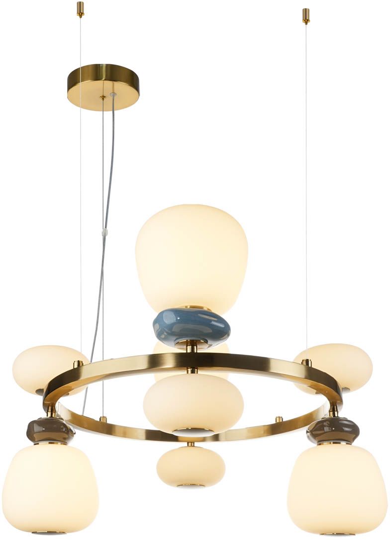 Darmowa Dostawa - Lampa wisząca 1x33 W złota Italux Evans PND949814BGD