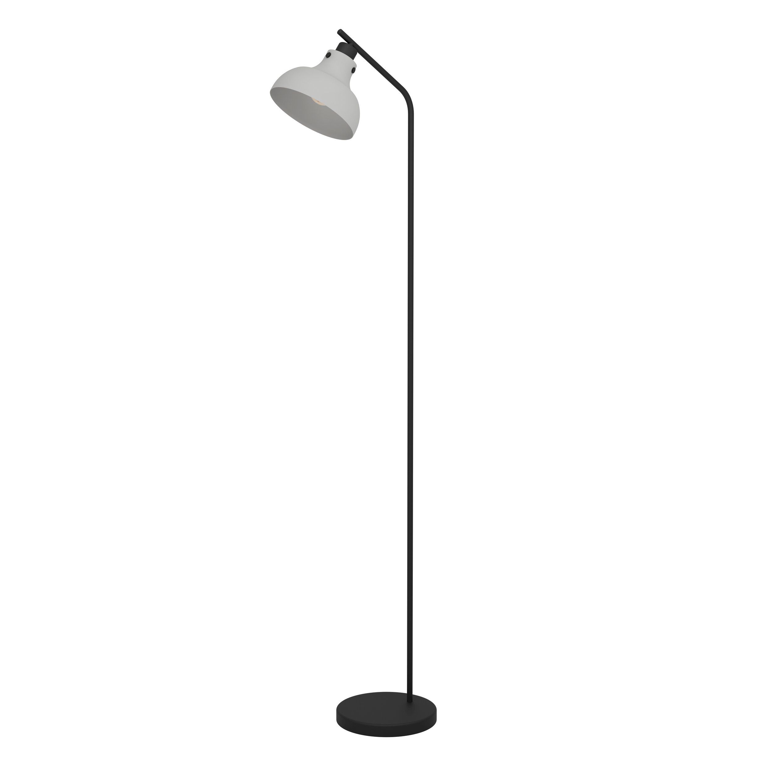 Darmowa Dostawa - Lampa stojąca 1x40 W czarna-szara Eglo Matlock 43844
