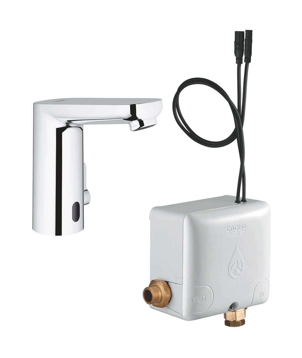 Darmowa Dostawa - Bateria umywalkowa stojąca elektroniczna starlight chrome Grohe Eurosmart Cosmopolitan 36386001