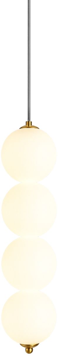 Darmowa Dostawa - Lampa wisząca 4x12 W złota-mleczna Abigali Pontti4 LWKM4