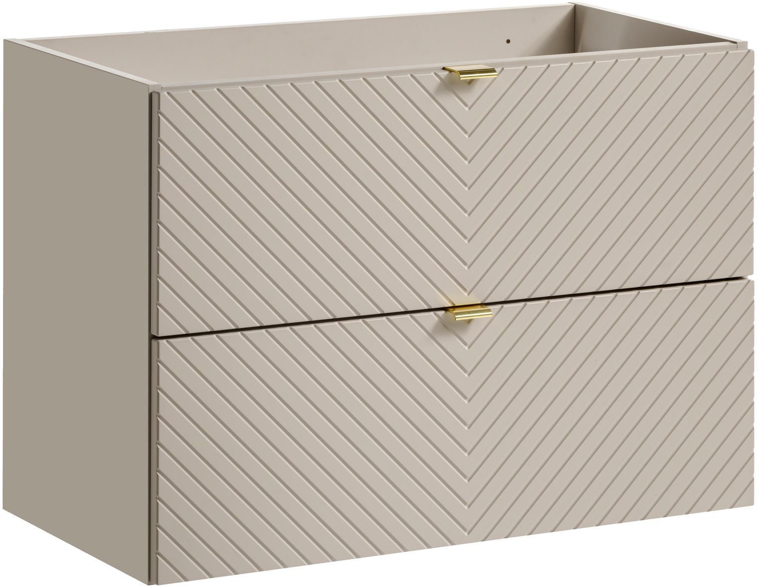 Darmowa Dostawa - Szafka 80x39x57 cm podumywalkowa wisząca beżowa Comad Viva Cashmere VIVACASHMERE82802S