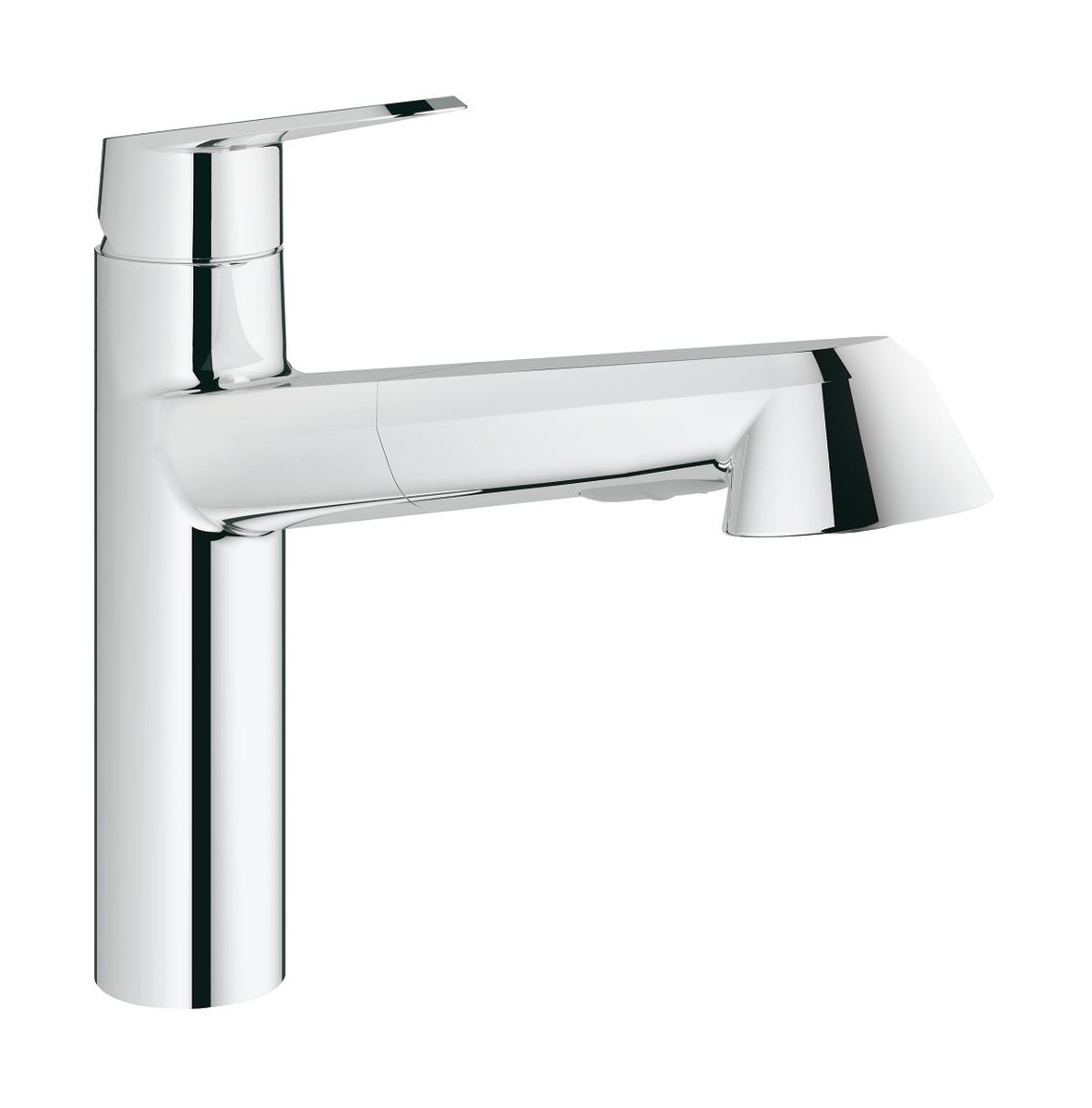 Darmowa Dostawa - Bateria kuchenna stojąca starlight chrome Grohe Eurodisc Cosmopolitan 32257002